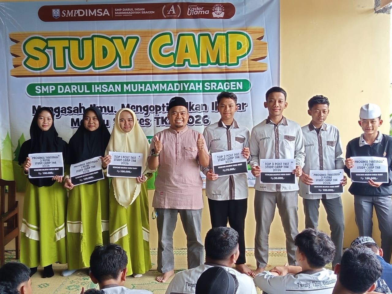 156 Santri SMP DIMSA Ikuti Study Camp TKA 2026 di Segorogunung
